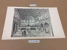 Church, Roundhay road Leeds - lithograph  1889 - The builder - architect print picture