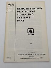 NFPA Standards 72C REMOTE STATION PROTECTIVE SIGNALING SYSTEMS 1972 Fire picture