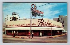 Miami Beach FL-Florida, Parham's Restaurant, Antique, Vintage c1958 Postcard picture