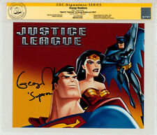 CGC SS George Newbern SIGNED Justice League Animated Art Print ~ Superman picture
