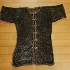 9 mm Flat Riveted With Flat Warser Chainmail shirt  Large Size Larp Protective picture