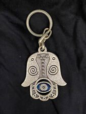 Vintage Original Evil Eye Hamsa Decor Keychain Emblem Hlavin Company Jewish 4
