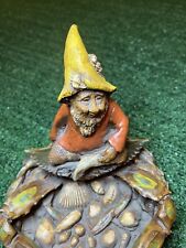 Rare Tom Clark Gnome Sculpture (Harris) Sitting On Crab Vintage  picture