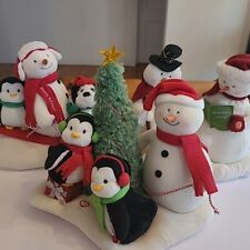 Hallmark Jingle Pals Lot Of 3 Plush Animated Musical Snowman Christmas Decor picture