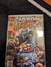 JASON VS. LEATHERFACE #2 VF+ 8.5 (1995) Topps Comics picture