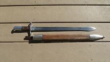 Swiss Model 1914 Pioneer Sawback Sawtooth Butcher Blade Bayonet picture