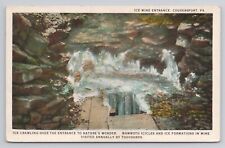Postcard Ice Mine Entrance Coudersport Pennsylvania c1920 picture