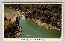 Cumberland Falls KY-Kentucky, Aerial Of Waterfall, Antique, Vintage Postcard picture