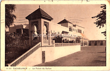 Vintage Casablanca RPPC Postcard - 1940s - La Palais Du Sultan - Posted Letter picture