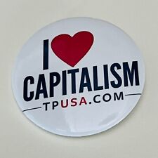I Love Capitalism TPUSA - Pinback Button picture