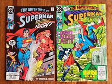 Adventures of SUPERMAN #463 #464  (LOT of TWO) 1990, Jurgens, NEW, NM picture
