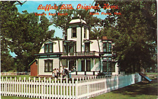 Buffalo Bill's Original Home-North Platte, Nebraska NE-vintage unposted postcard picture