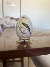 Vintage 1987 Goebel 10th Edition Annual Easter Yellow Bird Egg picture