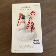 Hallmark Frosty the Snowman Ornament Follow the Leader Magic Sound 2008 Works picture