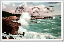 Postcard A Bit Of New England Coast, Maine Posted 1912 picture