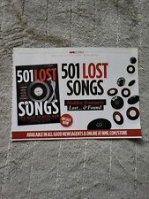 TPGM39 ADVERT 5X8 501 LOST SONGS : HIDDEN TREASURES LOST & FOUND picture