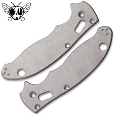 Flytanium Stonewashed Titanium Scales for Spyderco Manix 2 FLY-580 picture