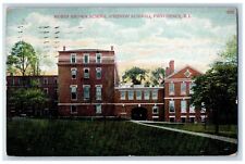 Providence Rhode Island Postcard Moses Brown Friends School Building 1908 Posted picture