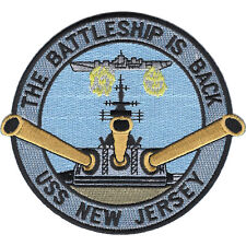 BB-62 USS New Jersey Largest Capital Warship With Heaviest Armor Patch picture