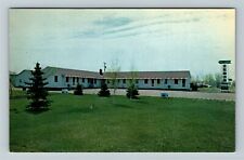 Jamestown ND-North Dakota, Del Caro Motel, Exterior, Sign, Vintage Postcard picture