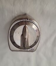 VTG Silver Stainless Colored Plastic Lux Minute Minder Kitchen Timer picture