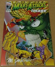 Mars Attacks #3 Signed by Bill Sienkiewicz Image Comics (1997) VF+ picture