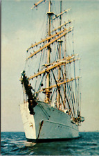 Sandy Hook New Jersey NJ USCGC Eagle Ship Operation Sale 1976 Postcard picture