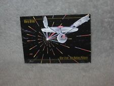 Skybox 1993 Star Trek Trading Card ~ #32 Motion Picture Enterprise Warp Drive A picture
