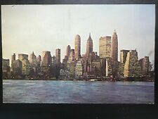 Vintage Postcard Pre-1963 Lower Manhattan Skyline New York City picture