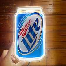 Miller Lite Beer Bar Club Party Bud Silicone LED Neon Light Sign Lamp 12