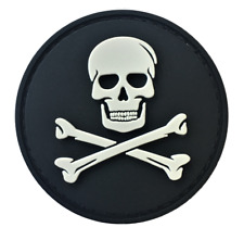 Trusty Shellback Skull & Crossbones PVC Patch (Jolly Roger Pirate Depp) 751 picture