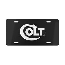Colt Firearms -  Custom Design - Vanity Plate 100% Aluminum Pre-Drilled Holes picture