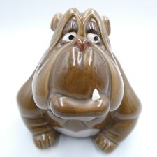 Disney Oliver and Company Francis Bulldog Dog Coin Bank Figurine 1988 Vintage picture