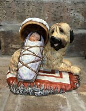 Vintage Sweet Dreams 1984 Gregory Perillo Figurine Native American Dog 389/1500 picture