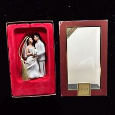 Lenox Wedding Couple CHRISTMAS HOLIDAY Ornament 2006 Annual Edition Vintage 4”T picture