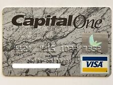 Capital One Silver Visa Credit Card▪️Expired in 2001▪️Collectible picture