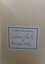 Jimmy & Rosalynn Carter Signed Everything To Gain First Edition Book Full Sig picture