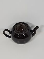 Vintage Alcock Lindley And Bloore England Brown Betty 3 Cup Teapot Pottery Tea picture
