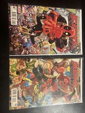 DEADPOOL: WORLD'S GREATEST Graphic Novel Marvel Duggan #1 & #2 Lot picture