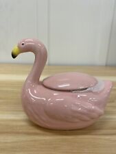 Target Bullseye Playground Flamingo Ceramic Trinket Box Summer Pink Swan Decor picture