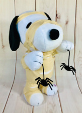 Halloween Peanuts Snoopy Side Stepper Mummy With Sound Motion Gemmy picture