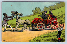 Vintage Postcard 1910 Comic Cartoon Donkey Illinois Post Card Co picture