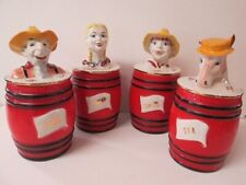 Vintage (1950's) Regal China Old MacDonald Cannister Set (4) picture