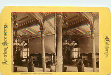 Stereoview Baldwin Hotel Office Interior San Francisco CA 1880s American Scenery picture