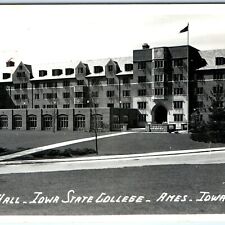 c1940s Ames IA RPPC Friley Hall Iowa State College University Real Photo PC A114 picture