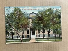 Postcard Streator IL Illinois St Marys Hospital Vintage PC picture