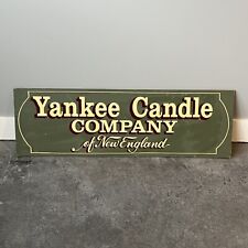 Yankee Candle Company Of New England Wooden Store Display Sign Primitive Decor picture