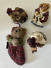 Boyd’s Bear Christmas Ornament Lot of 4  picture