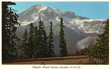 Postcard WA Majestic Mount Rainier Washington 1963 Chrome Vintage PC H7849 picture