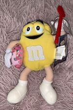 New Nanco 2001 M&M Yellow Plush Love Heart Arrow Vintage with Tag  picture
